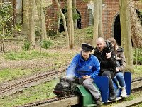 Thomas taking Dave Jones Grandson, Grandaughter and great grandson for a ride